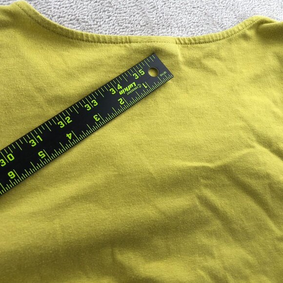 J. Jill Womens Tunic Blouse Top Large Green Embroidered Floral 3/4 Sleeve Boho - Picture 7 of 14